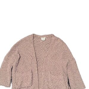 Soft Women's Cardigan with Two Front Pockets